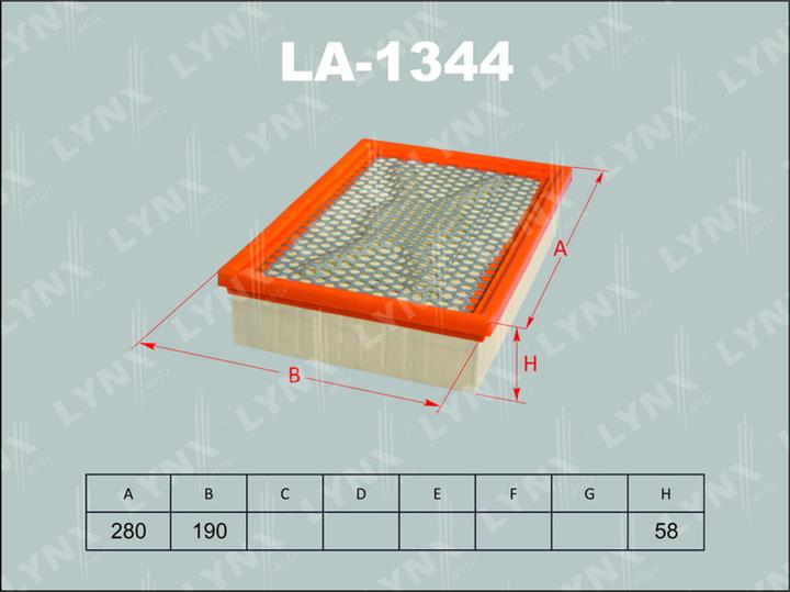 LYNXauto LA-1344 Air filter LA1344