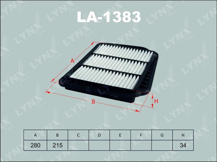 LYNXauto LA-1383 Air filter LA1383