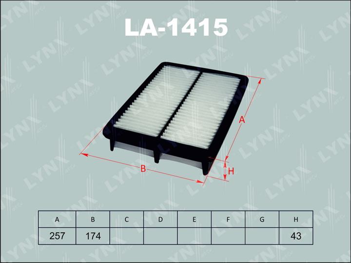 LYNXauto LA-1415 Air filter LA1415