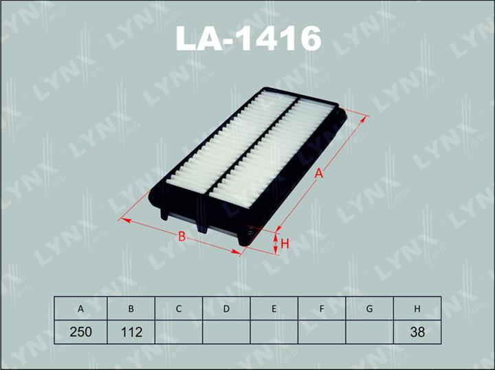 LYNXauto LA-1416 Air filter LA1416