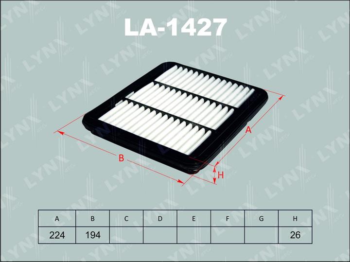 LYNXauto LA-1427 Air filter LA1427
