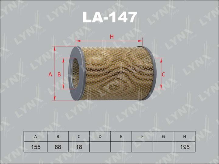 LYNXauto LA-147 Air filter LA147