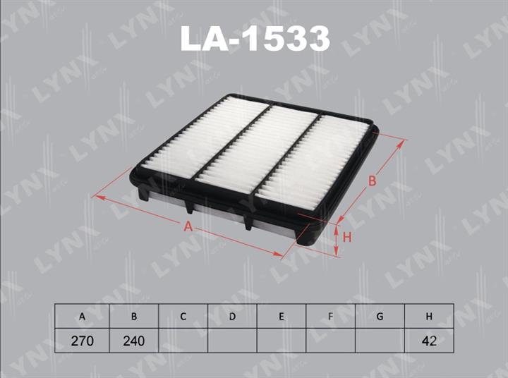 LYNXauto LA-1533 Air filter LA1533
