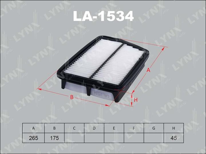 LYNXauto LA-1534 Air filter LA1534