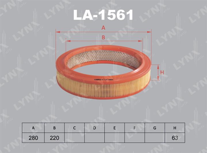 LYNXauto LA-1561 Air filter LA1561
