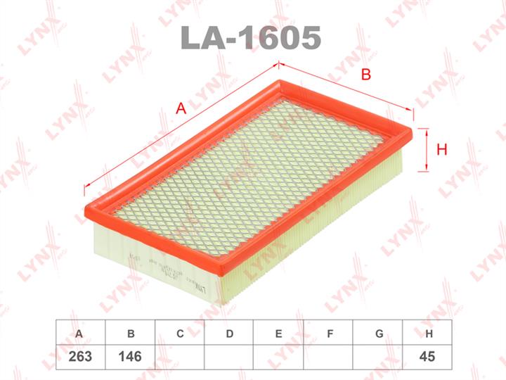 LYNXauto LA-1605 Air filter LA1605