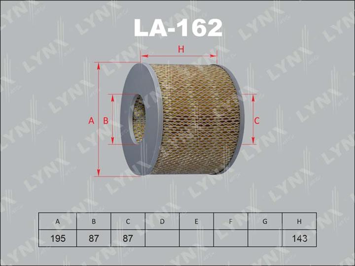 LYNXauto LA-162 Air filter LA162