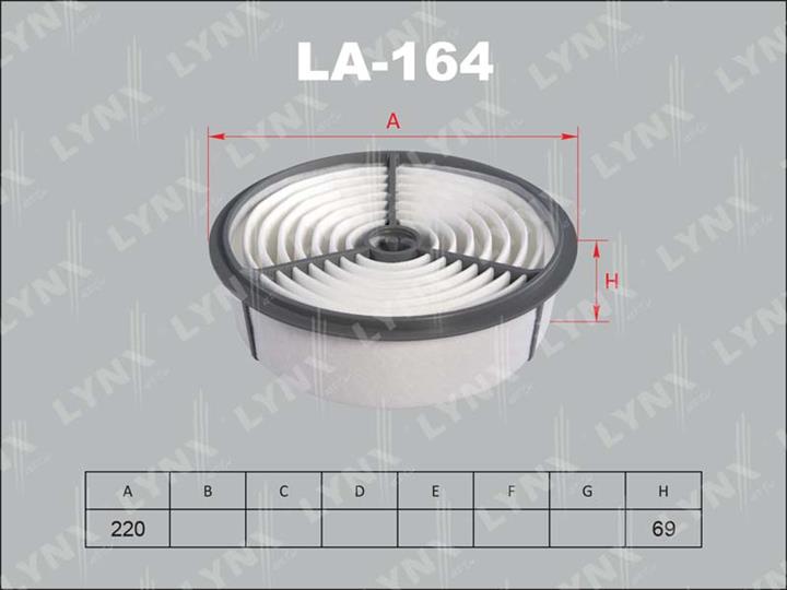 LYNXauto LA-164 Air filter LA164