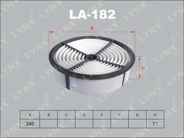 LYNXauto LA-182 Air filter LA182