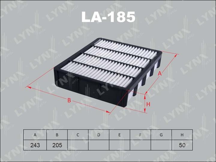 LYNXauto LA-185 Air filter LA185