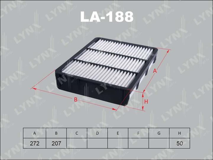 LYNXauto LA-188 Air filter LA188
