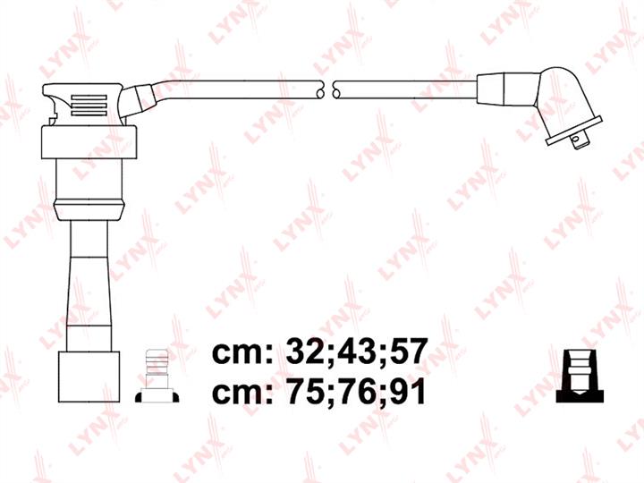 LYNXauto SPC5505 Ignition cable kit SPC5505