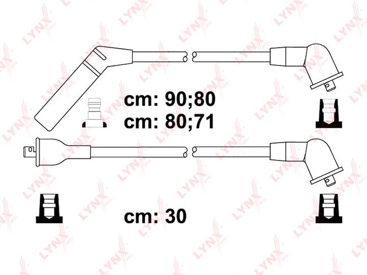 LYNXauto SPC5511 Ignition cable kit SPC5511