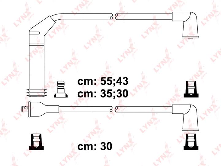 LYNXauto SPC5513 Ignition cable kit SPC5513