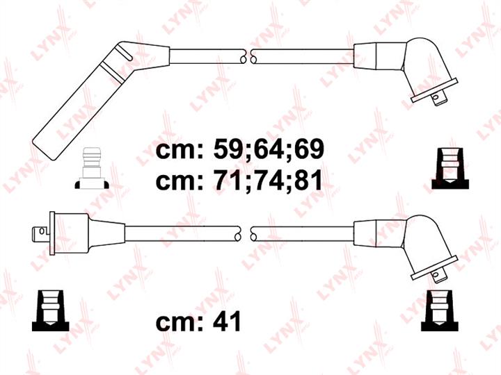 LYNXauto SPC5514 Ignition cable kit SPC5514