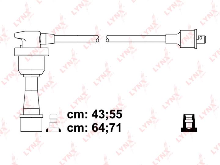 LYNXauto SPC5515 Ignition cable kit SPC5515