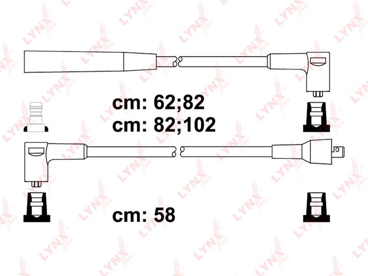 LYNXauto SPC5716 Ignition cable kit SPC5716