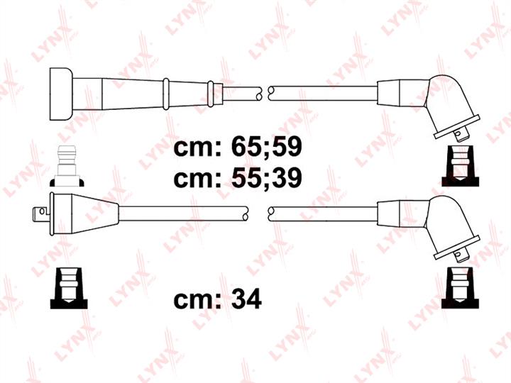 LYNXauto SPC5723 Ignition cable kit SPC5723