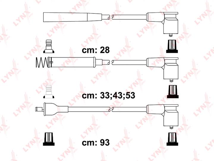 LYNXauto SPC5922 Ignition cable kit SPC5922