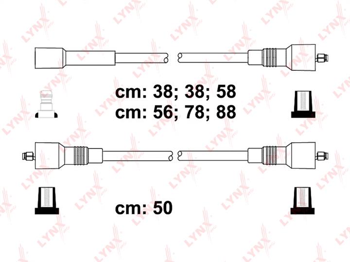 LYNXauto SPC5938 Ignition cable kit SPC5938
