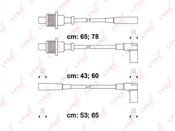LYNXauto SPC6120 Ignition cable kit SPC6120