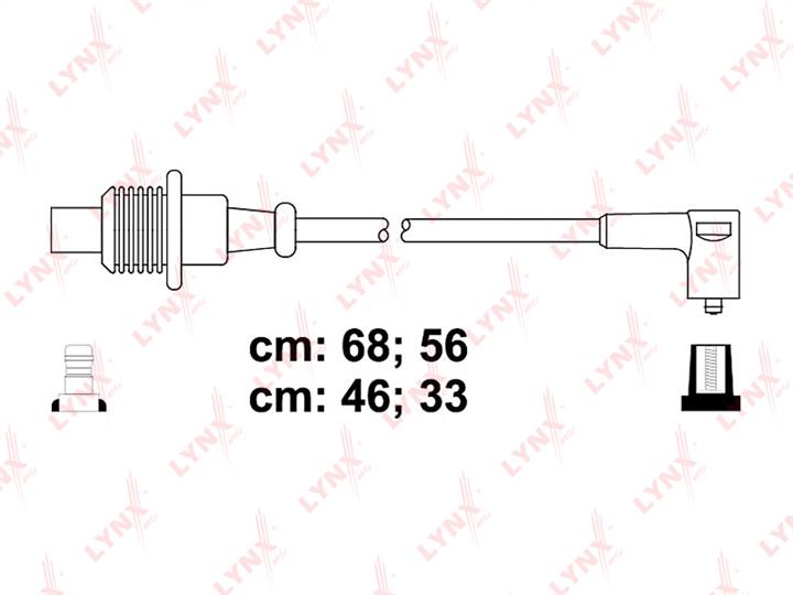 LYNXauto SPC6125 Ignition cable kit SPC6125
