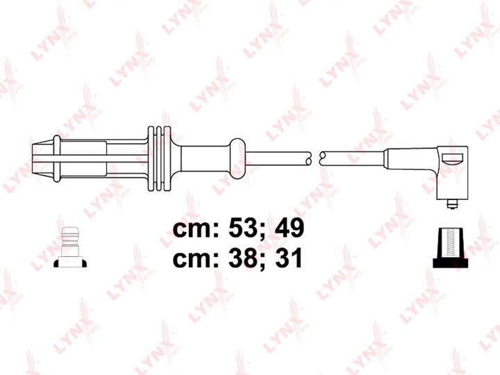LYNXauto SPC6127 Ignition cable kit SPC6127