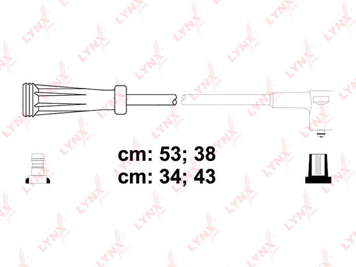 LYNXauto SPC6310 Ignition cable kit SPC6310