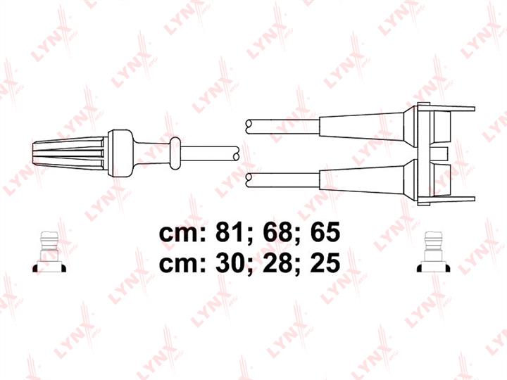 LYNXauto SPC6312 Ignition cable kit SPC6312