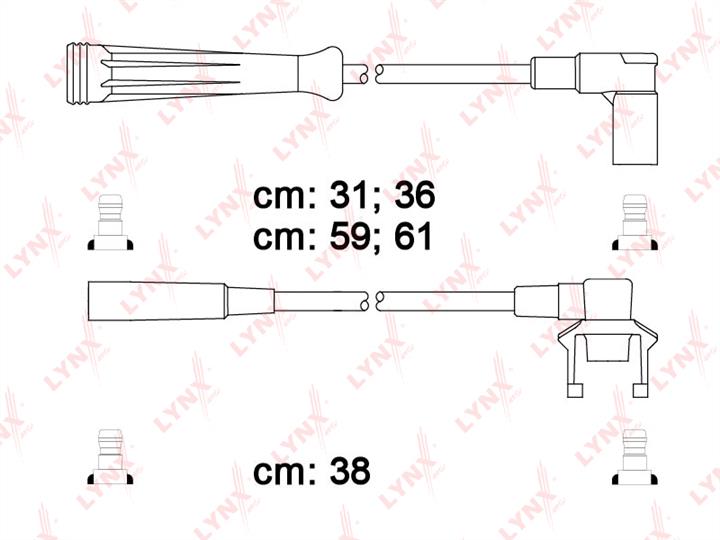 LYNXauto SPC6318 Ignition cable kit SPC6318