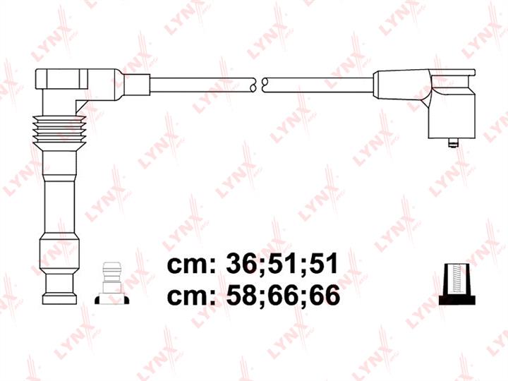 LYNXauto SPC6702 Ignition cable kit SPC6702