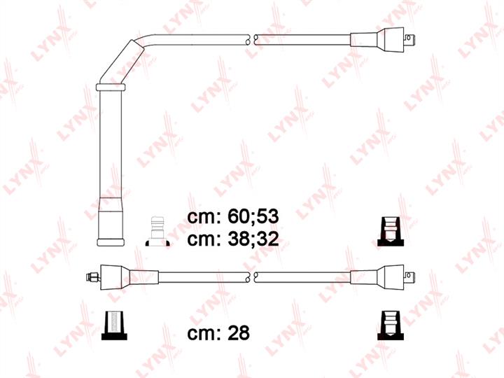 LYNXauto SPC6706 Ignition cable kit SPC6706