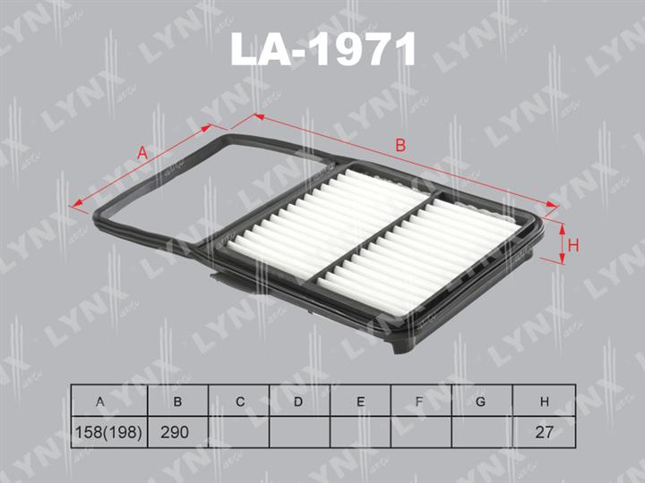 LYNXauto LA-1971 Air filter LA1971