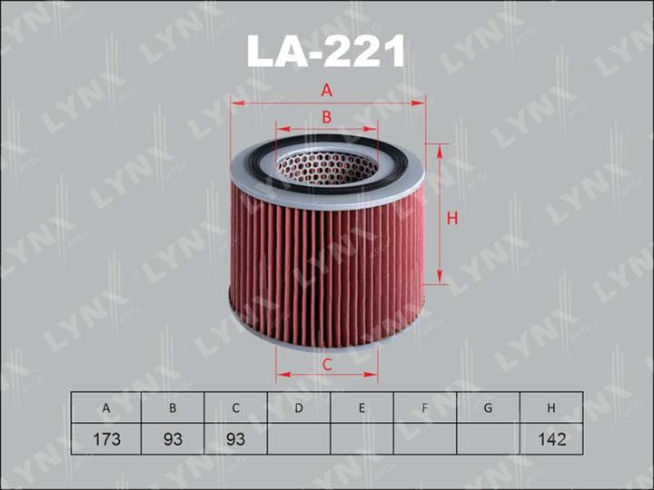 LYNXauto LA-221 Air filter LA221