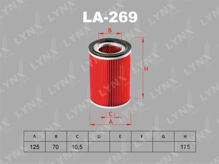 LYNXauto LA-269 Air filter LA269