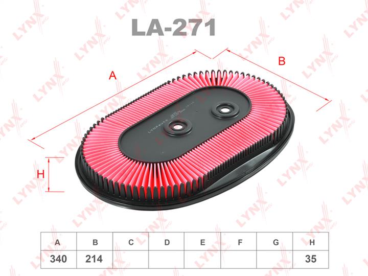 LYNXauto LA-271 Air filter LA271