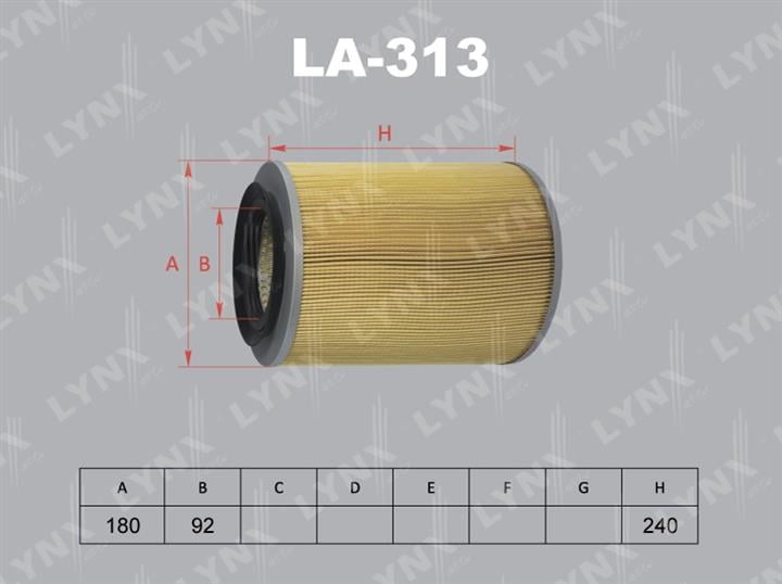 LYNXauto LA-313 Air filter LA313