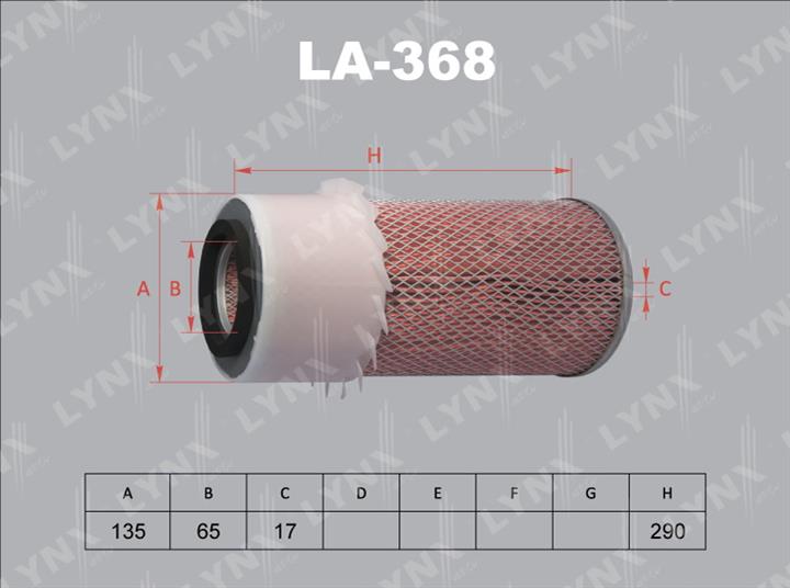 LYNXauto LA-368 Air filter LA368