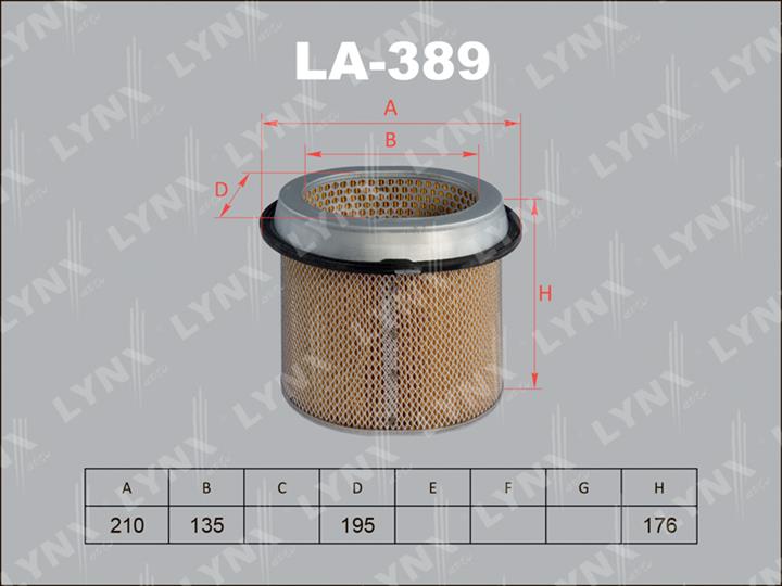LYNXauto LA-389 Air filter LA389