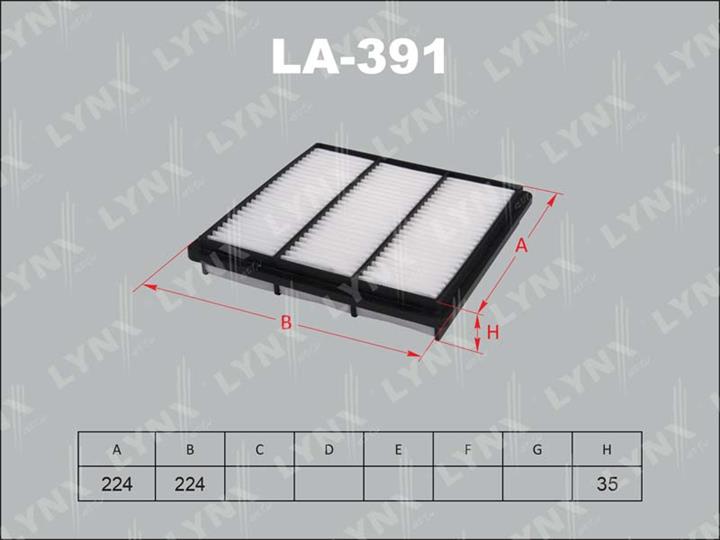 LYNXauto LA-391 Air filter LA391