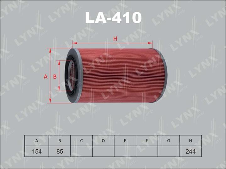 LYNXauto LA-410 Air filter LA410