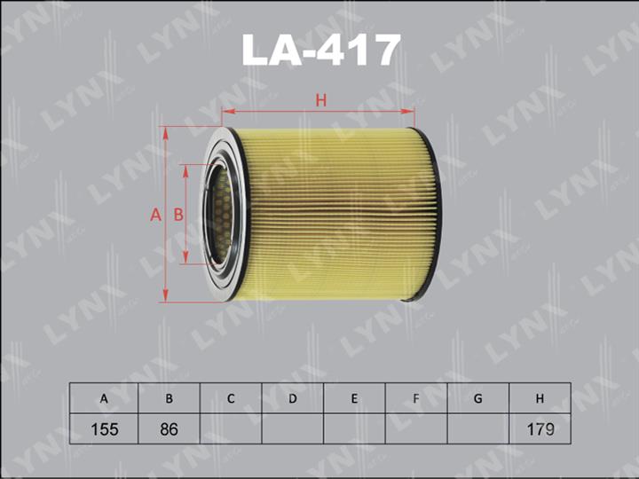 LYNXauto LA-417 Air filter LA417