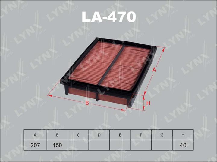 LYNXauto LA-470 Air filter LA470