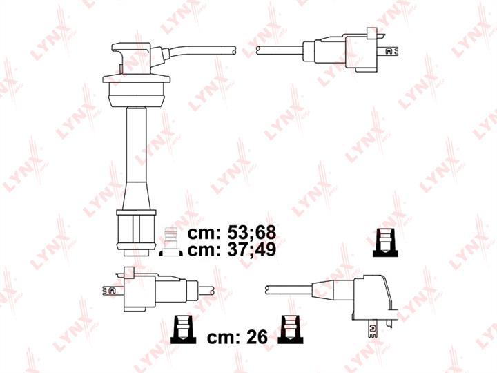 LYNXauto SPC7525 Ignition cable kit SPC7525