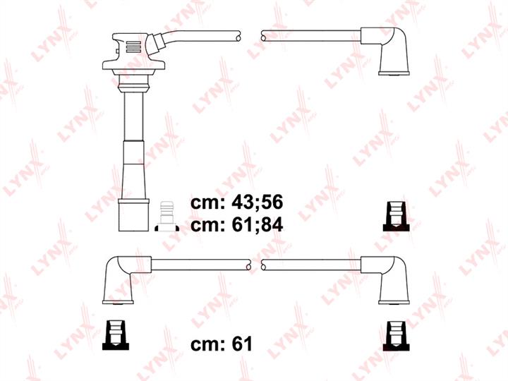 LYNXauto SPC7541 Ignition cable kit SPC7541