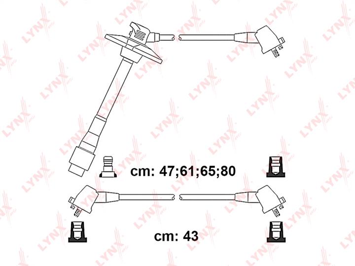 LYNXauto SPC7559 Ignition cable kit SPC7559