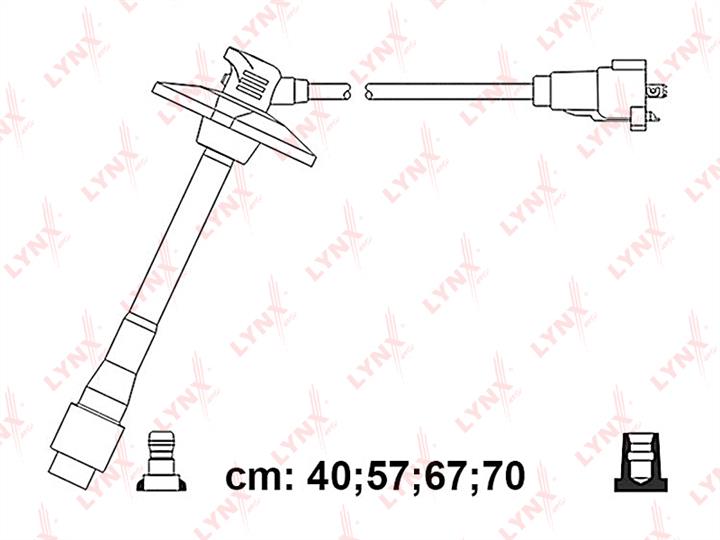 LYNXauto SPC7561 Ignition cable kit SPC7561
