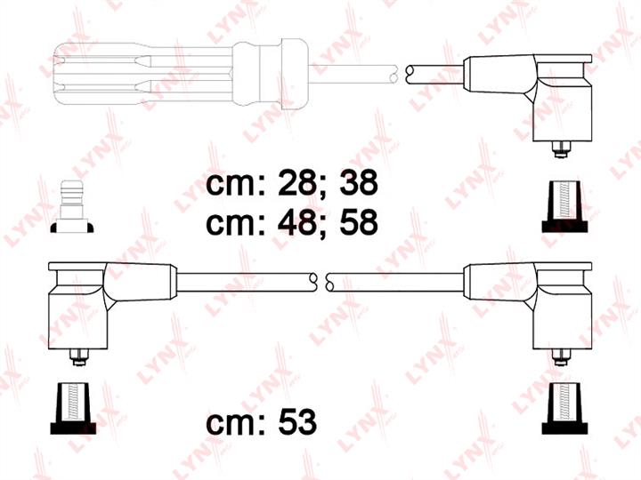 LYNXauto SPC7813 Ignition cable kit SPC7813
