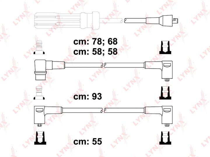 LYNXauto SPC7814 Ignition cable kit SPC7814