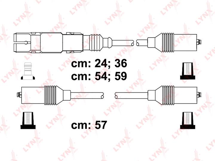 LYNXauto SPC8003 Ignition cable kit SPC8003